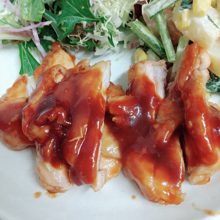 こどもも大好き 鶏もも肉でバーベキューチキン レシピ 作り方 By なおのり 楽天レシピ こどもも大好き 鶏もも肉でバーベキューチキン レシピ 作り方 By なおのり 楽天レシピ